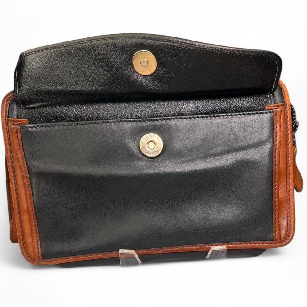 Celine Black and Brown Leather Clutch - Picture 6 of 6
